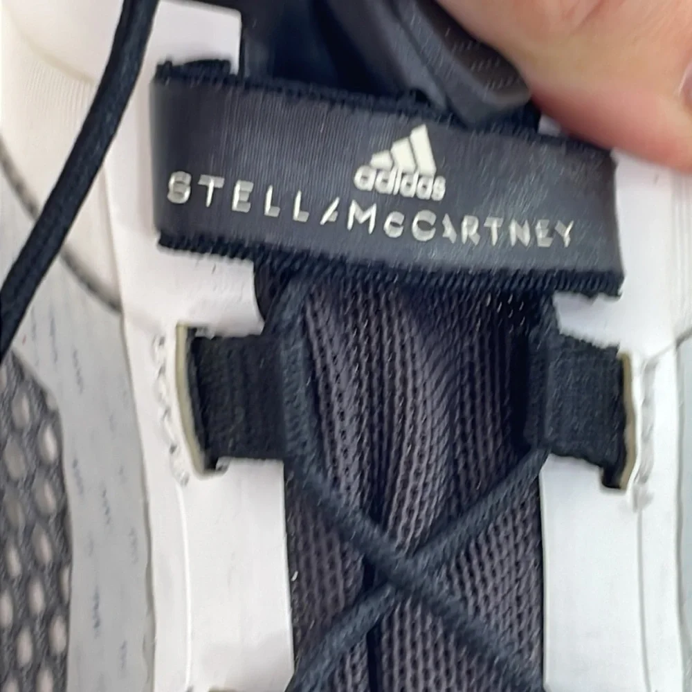 Adidas Stella McCartney Shoes PulseBoost HD Women’s 9.5 White Cream Laces G28329 - Picture 4 of 17